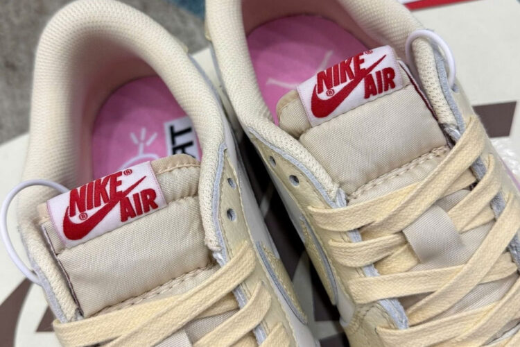 Giày Air Jordan 1 Low OG Travis Scott Muslin Shy Pink Trắng hồng