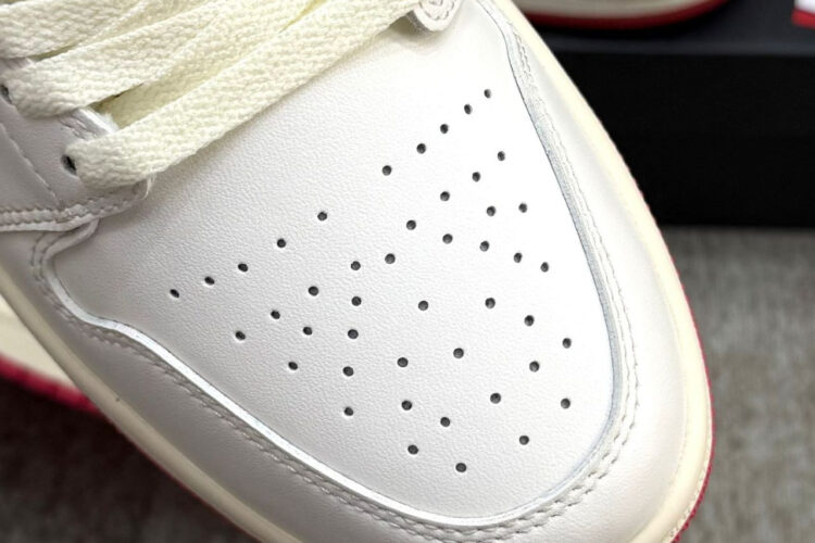 Giày Air Jordan 1 Low Premium Sail Yellow Ochre Màu Kem Vàng