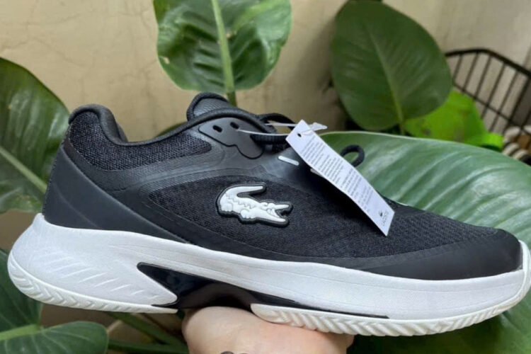 Giày Lacoste Tech Point Tennis Black White Màu Đen Trắng