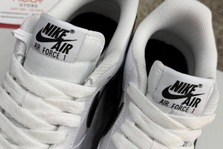 Giày Nike Air Force 1 07 White Black Outsole Trắng Đen