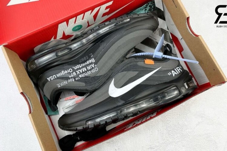 Giày Nike Air Max 97 x Off-White Black Màu đen