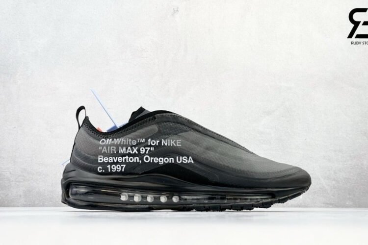 Giày Nike Air Max 97 x Off-White Black Màu đen