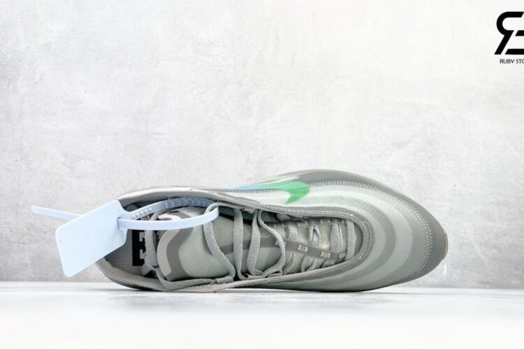 Giày Nike Air Max 97 x Off-White Menta Màu Xám Xanh