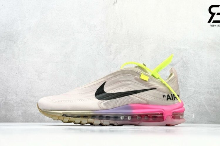 Giày Nike Air Max 97 x Off-White Serena Queen Tím Hồng