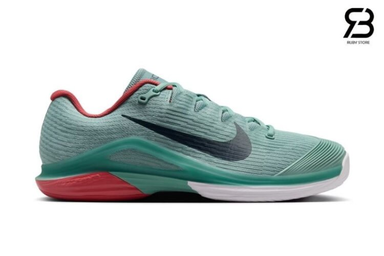 Giày Nike Court Air Zoom Vapor 12 HC Cannon White Adobe Xanh Ngọc
