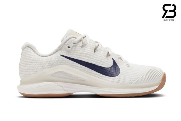 Giày Nike Court Air Zoom Vapor 12 HC Summit White Binary Blue Trắng Xanh