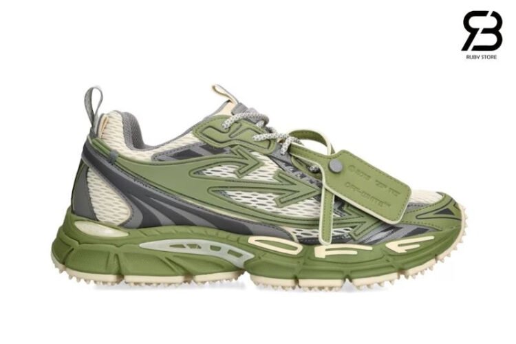 Giày Off-White Be Right Back Green Comb Xanh Lá