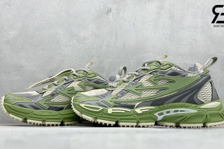 Giày Off-White Be Right Back Green Comb Xanh Lá