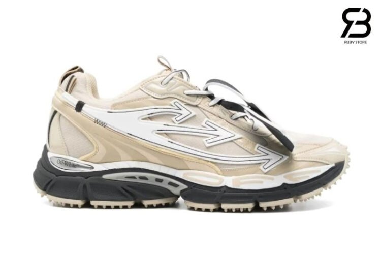 Giày Off-White Be Right Back Light Beige Màu Be Đen