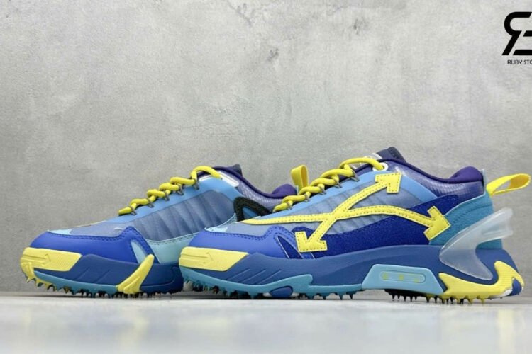 Giày Off-White Odsy-2000 Blue Yellow Xanh Dương Vàng