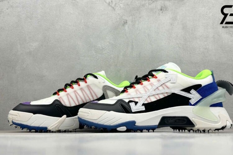 Giày Off-White Odsy-2000 White Black Blue Trắng Đen Xanh