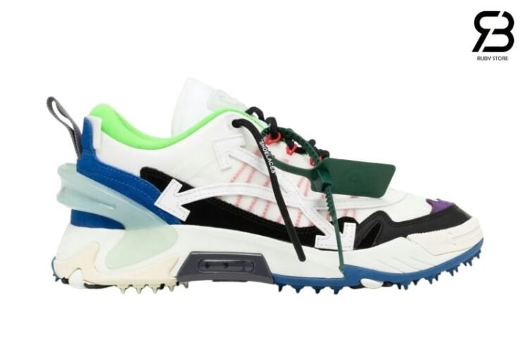 Giày Off-White Odsy-2000 White Black Blue Trắng Đen Xanh