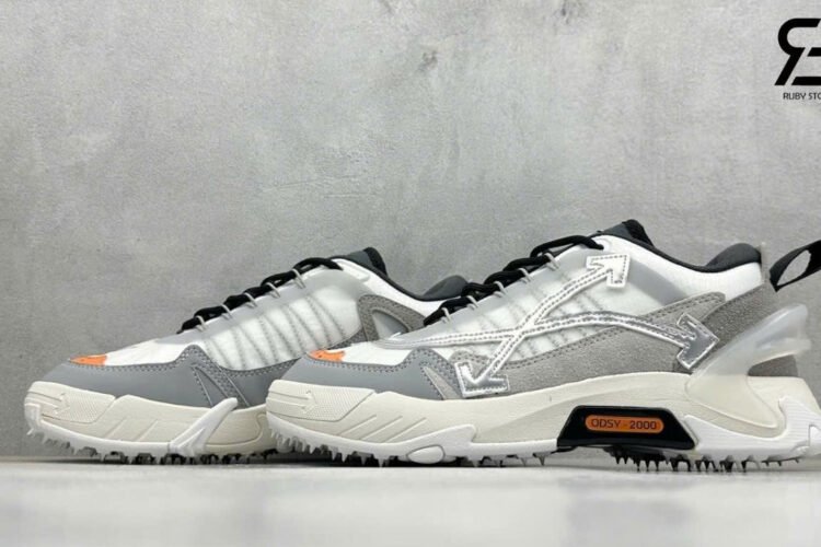 Giày Off-White Odsy-2000 White Grey Trắng Xám