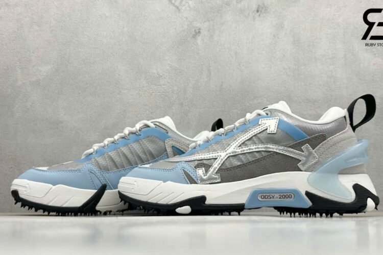 Giày Off-White Odsy-2000 White Light Blue (FW23) Trắng Xanh Nhạt