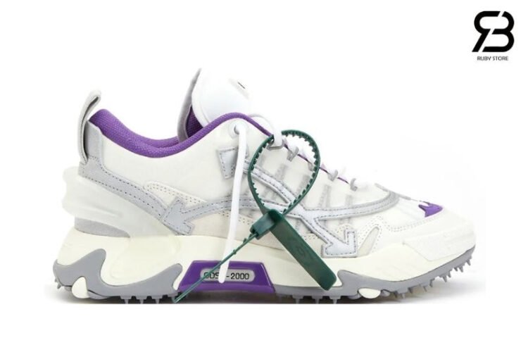 Giày Off-White Odsy-2000 White Purple Trắng Tím