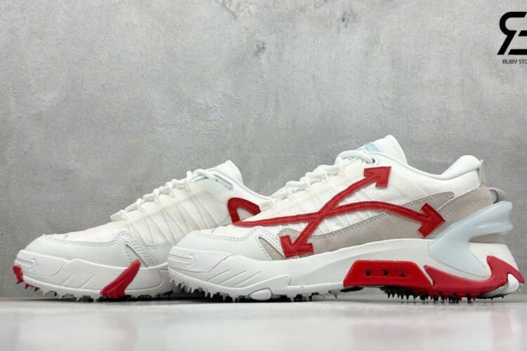 Giày Off-White Odsy-2000 White Red Trắng Đỏ