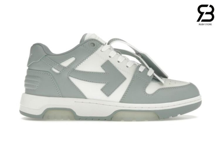 Giày Off-White Out Of Office OOO White Grey Trắng Xám