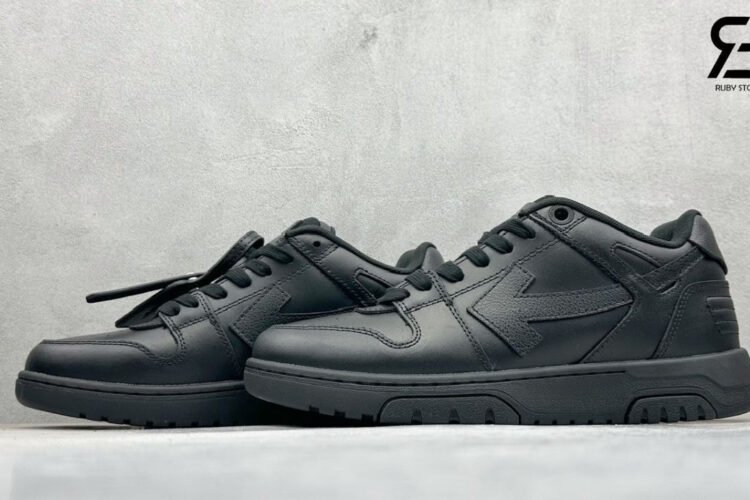 Giày Off-White Out Of Office Triple Black Màu Đen Full