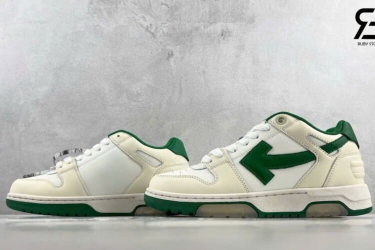 Giày Off-White Out Of Office White Green Trắng Xanh Lá
