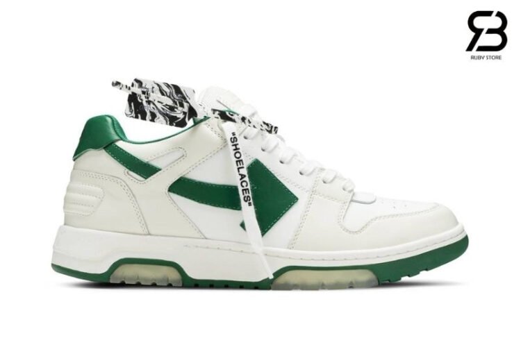 Giày Off-White Out Of Office White Green Trắng Xanh Lá