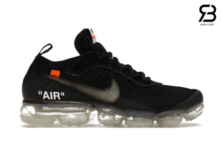 Giày Off White x Nike Air VaporMax 2 0 Black Màu Đen