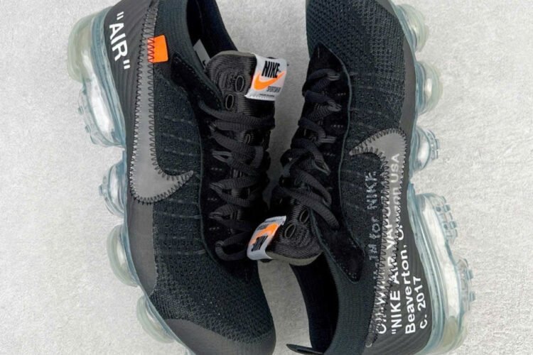 Giày Off White x Nike Air VaporMax 2 0 Black Màu Đen