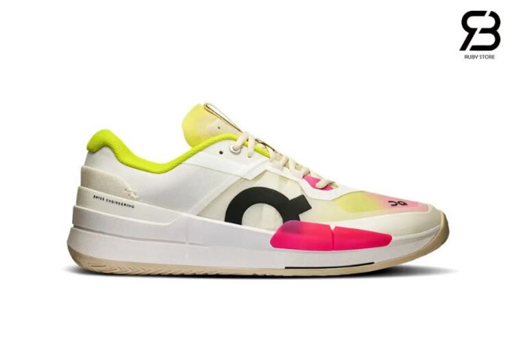 Giày On Running Roger Pro 2 Clay Lime White Màu Trắng Vàng