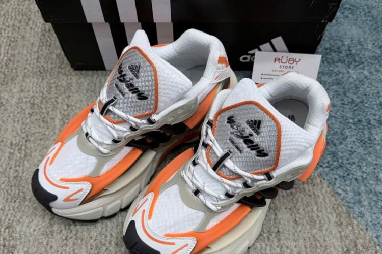 Giày adidas Adistar Jellyfish Pharrell Williams Focus Olive Orange Xám Cam
