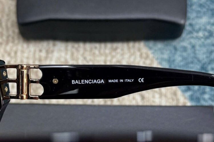 Mắt Kính Balenciaga BB Sunglasses Black Grey Lenses