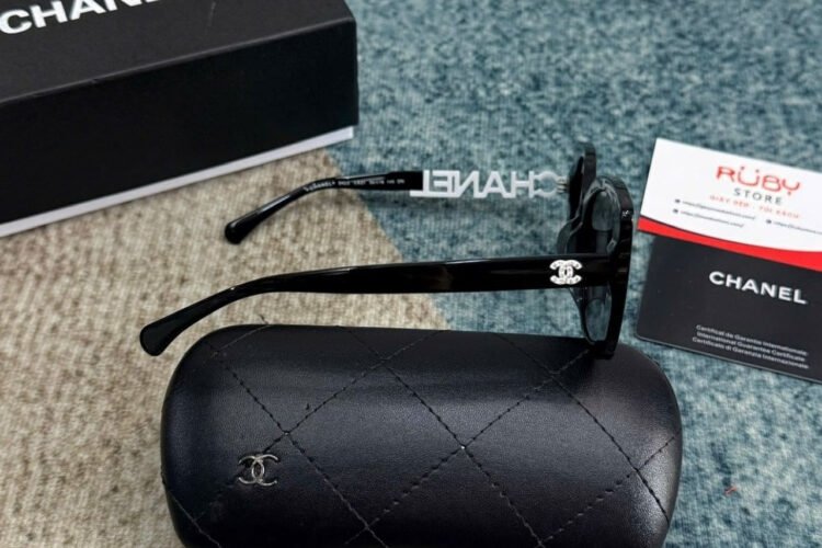 Mắt Kính CN Sunglasses Black White Logo