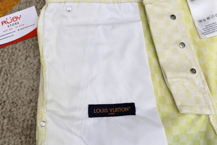 Quần Jean LV Gradient Damier Denim Cargo Pants