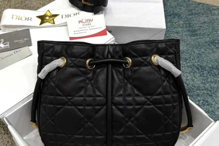 Túi Dior Nolita Medium Black Lambskin Màu Đen