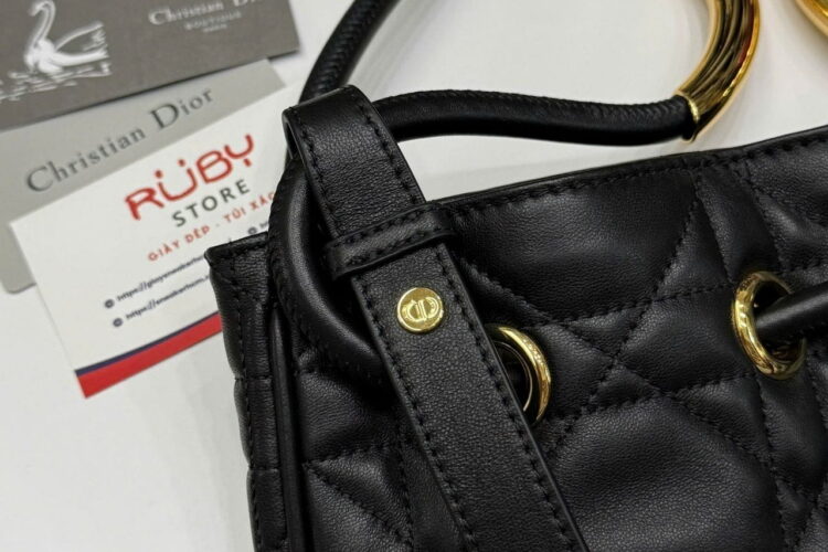 Túi Dior Nolita Medium Black Lambskin Màu Đen