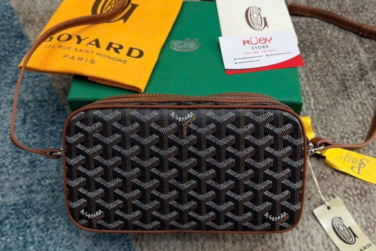 Túi Goyard Cap-Vert PM Bag Black Tan Màu Đen Nâu