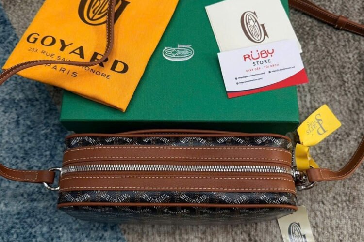 Túi Goyard Cap-Vert PM Bag Black Tan Màu Đen Nâu