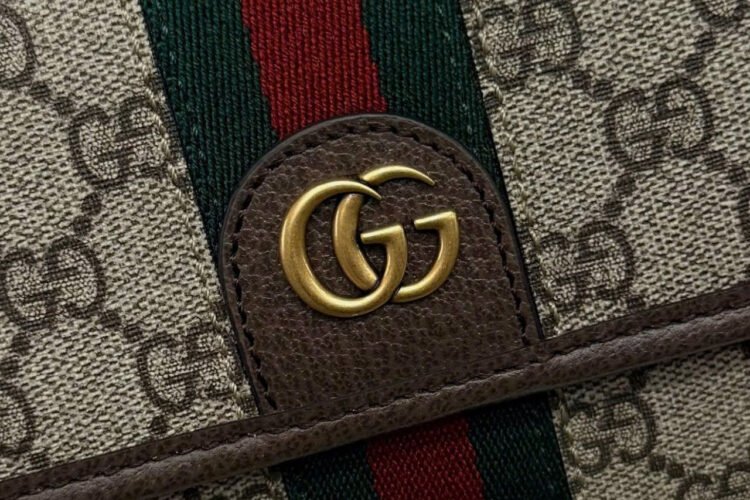 Túi Gucci Ophidia GG Small Belt Bag Beige Ebony Supreme Nâu Be Best Deal - Ảnh 5