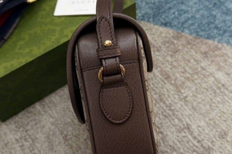 Túi Gucci Ophidia Small Shoulder Bag Beige Ebony GG Supreme
