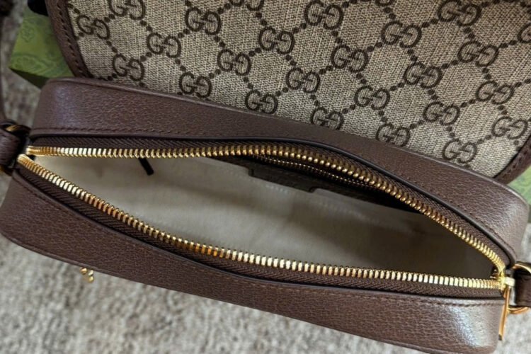 Túi Gucci Ophidia Small Shoulder Bag Beige Ebony GG Supreme