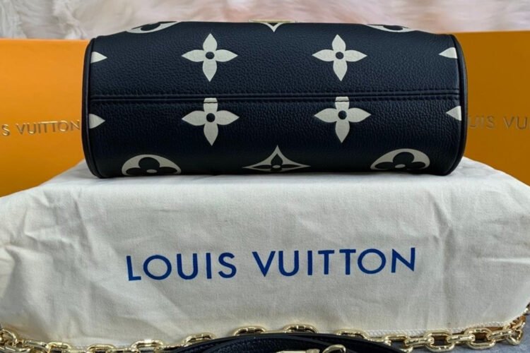 Túi LV Favorite M45859 Black Beige Monogram Empreinte Đen Be