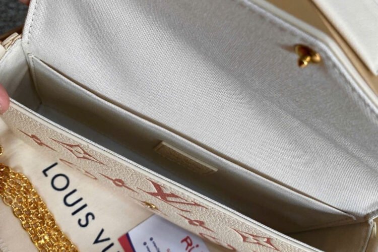 Túi LV Félicie Pochette M82047 Creme Rose Trianon Monogram Empreinte