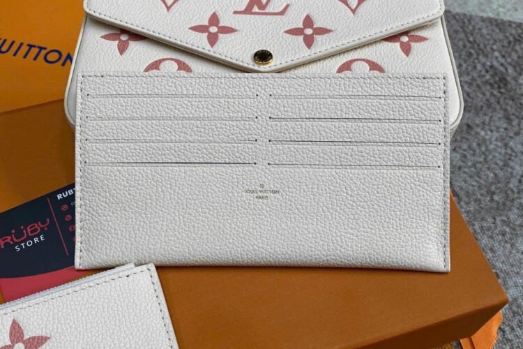 Túi LV Félicie Pochette M82047 Creme Rose Trianon Monogram Empreinte