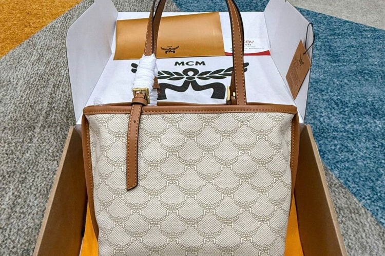 Túi Mini Himmel Shopper in Lauretos Oatmeal Màu Be Nâu