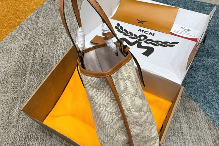 Túi Mini Himmel Shopper in Lauretos Oatmeal Màu Be Nâu