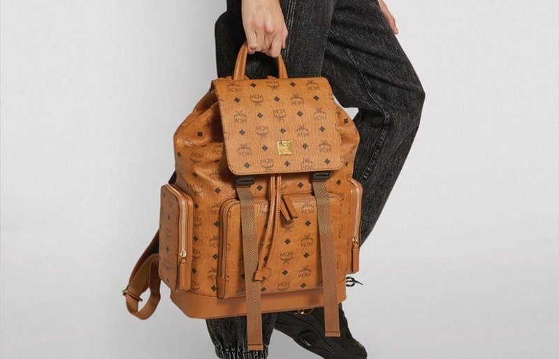 Ba Lô MCM Brandenburg Backpack in Visetos Nâu 38CM Best Quality