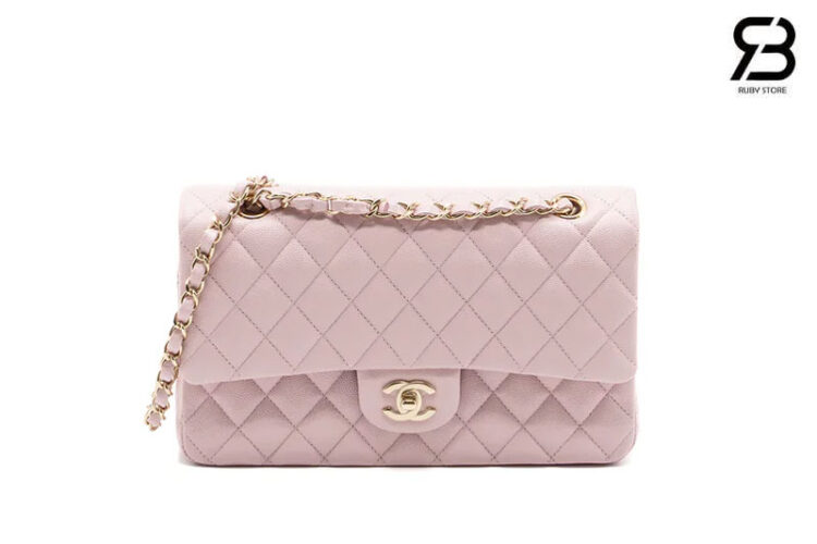 Túi Chanel Classic Medium Light Pink Caviar Hồng Best Quality