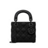 Túi Dior Mini Lady Dior Black Ultramatte Calfskin Đen Best Quality