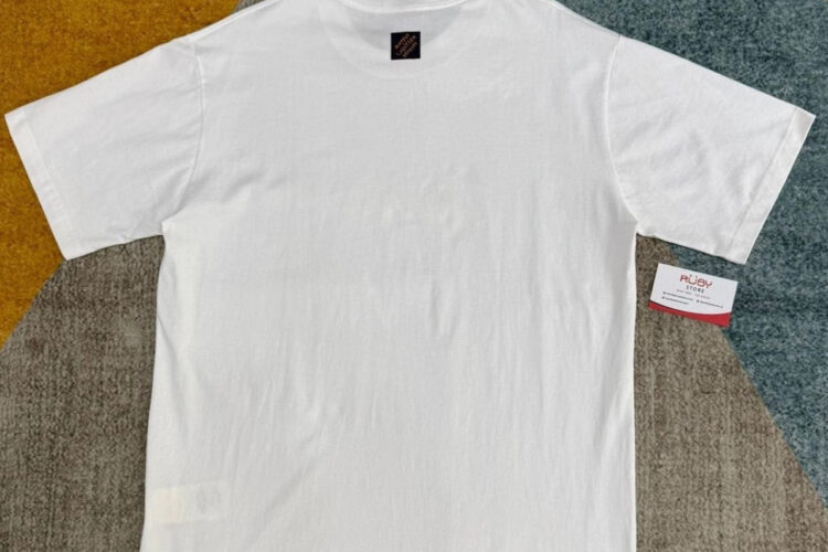 Áo LV Embellished Signature Short-Sleeved T-Shirt Trắng