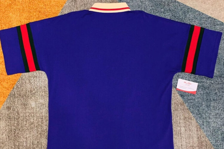 Áo Thun Gucci Cotton Polo Shirt With Pocket Blue Màu Xanh