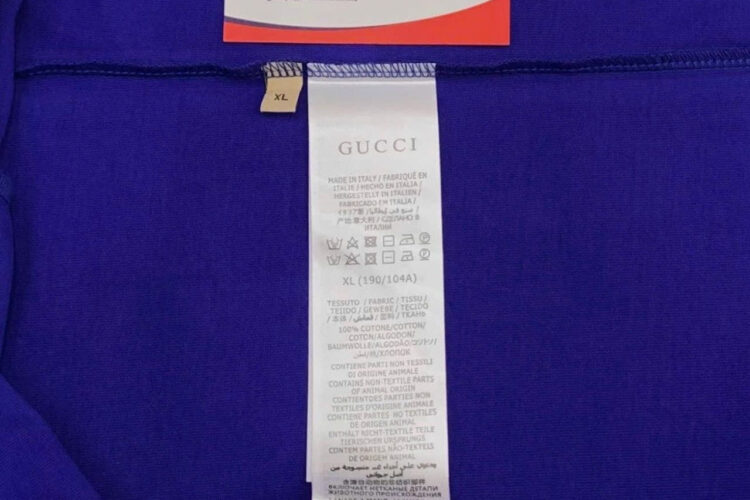 Áo Thun Gucci Cotton Polo Shirt With Pocket Blue Màu Xanh