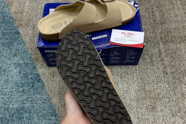 Dép Birkenstock Arizona Soft Footbed Beige Màu Be